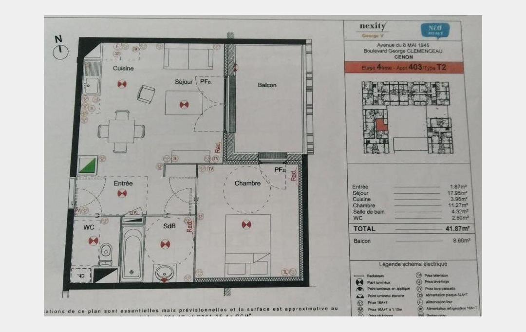 ACCESS IMMOBILIER : Apartment | CENON (33150) | 41 m2 | 149 000 € 