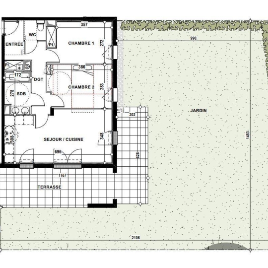  ACCESS IMMOBILIER : Appartement | LONS (64140) | 61 m2 | 215 000 € 