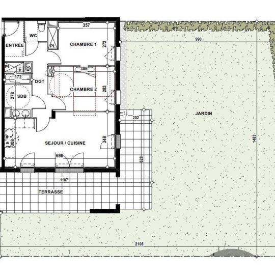  ACCESS IMMOBILIER : Appartement | LONS (64140) | 61 m2 | 215 000 € 