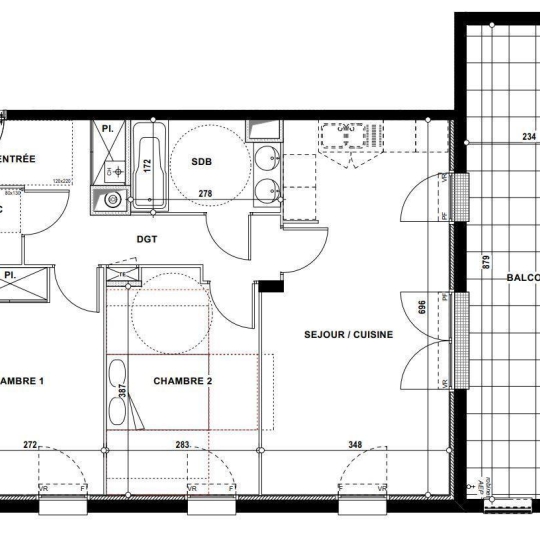  ACCESS IMMOBILIER : Appartement | LONS (64140) | 61 m2 | 210 000 € 